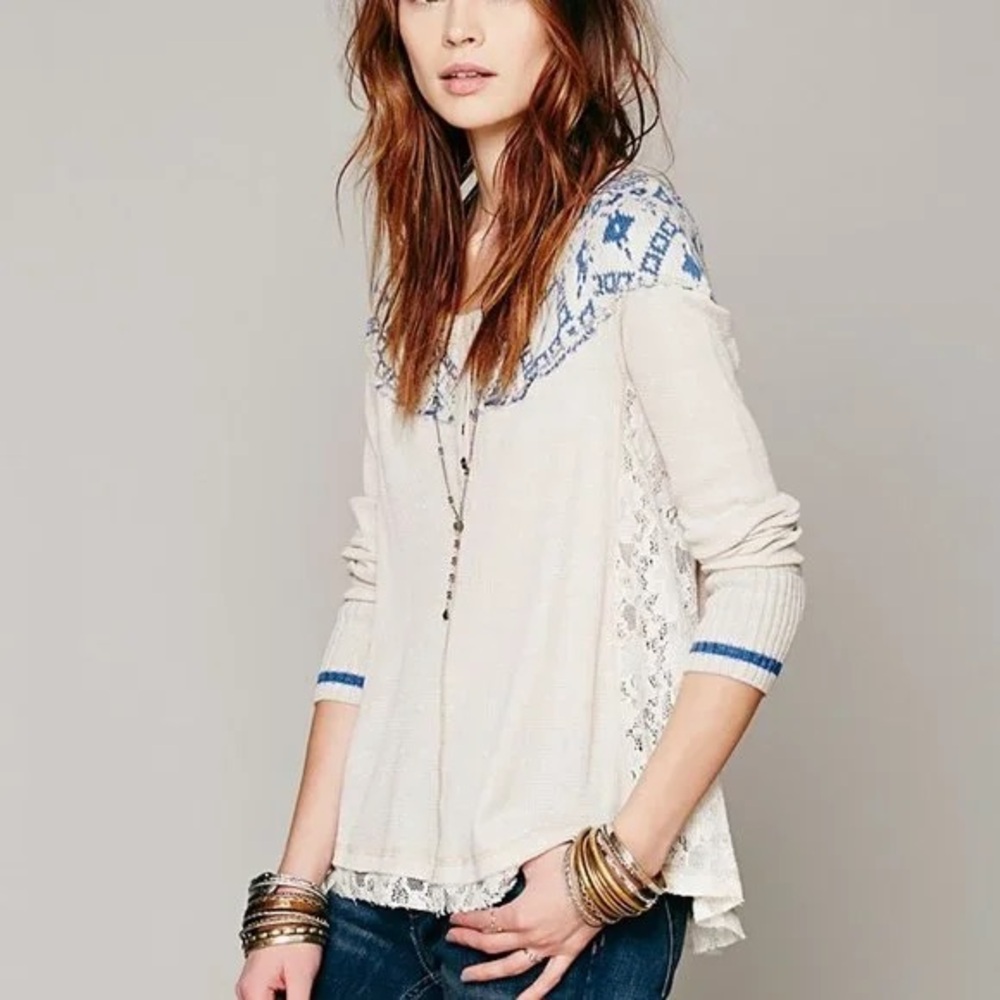 We the Free Cabin in the Woods Henley Top